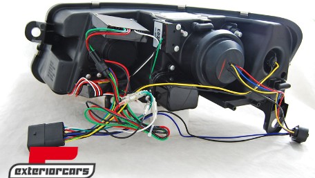 Prednja svjetla LED DRL TubeLights Xenon (chrome) / Audi A6 C6 4F (04.2004-2008), LPAUC0
