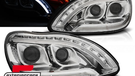 Prednja svjetla LED DRL W222 look (chrome) / / Mercedes S klasa W220 (1998-2005), LPME96