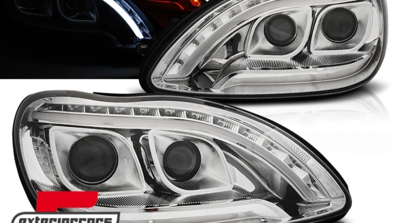 Prednja svjetla LED DRL W222 look (chrome) / / Mercedes S klasa W220 (1998-2005), LPME96