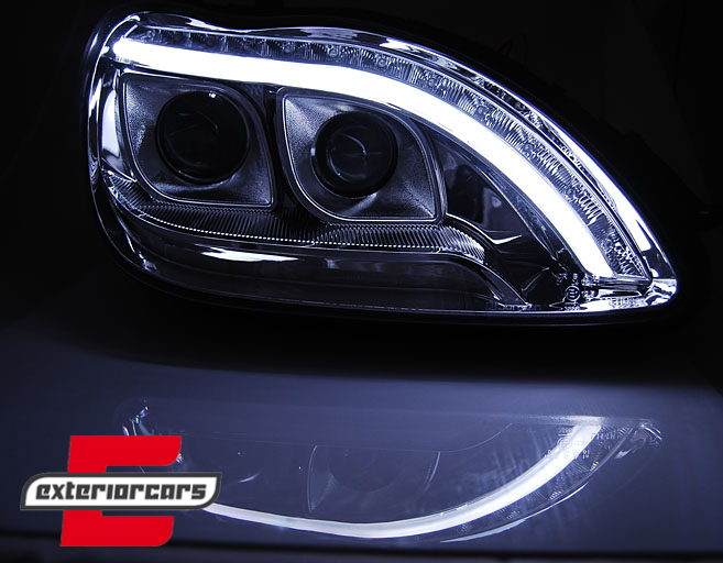 Prednja svjetla LED DRL W222 look (chrome) / / Mercedes S klasa W220 (1998-2005), LPME96