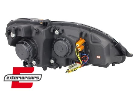 Prednja svjetla LED DRL W222 look (crna) / / Mercedes S klasa W220 (1998-2005), LPME97