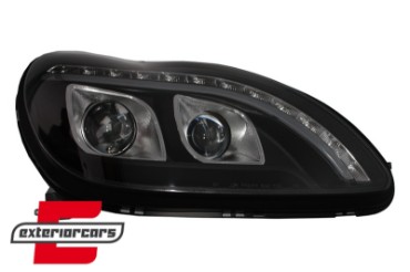 Prednja svjetla LED DRL W222 look (crna) / / Mercedes S klasa W220 (1998-2005), LPME97