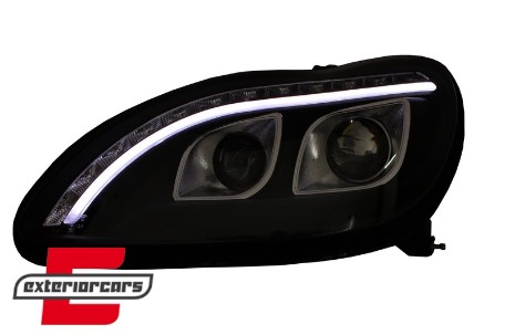Prednja svjetla LED DRL W222 look (crna) / / Mercedes S klasa W220 (1998-2005), LPME97