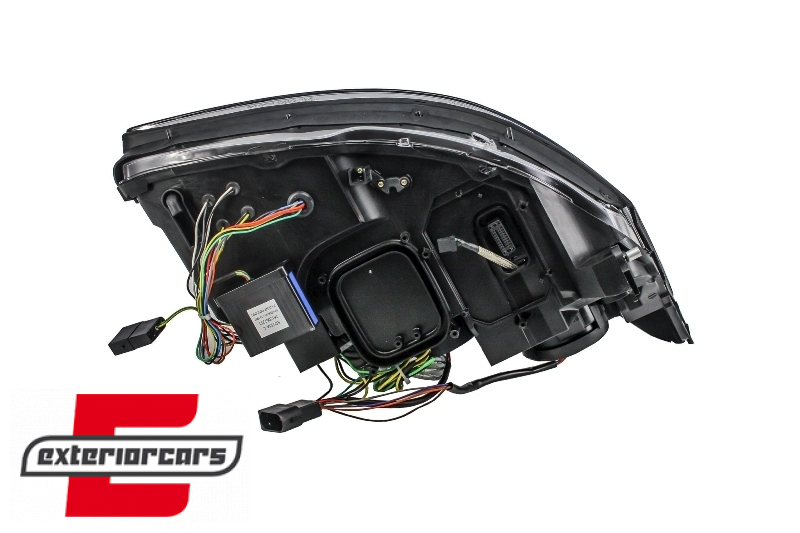 Prednja svjetla LED DRL W222 look (crna) / Mercedes S-klasa W221 (2005-2009), LPMEB3