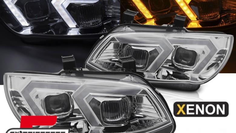 Prednja svjetla LED DRL XENON (chrome) / BMW serije 3 E92 E93 LCI (2010-2013), LPBMR7