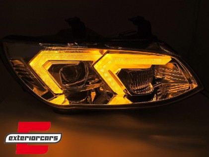 Prednja svjetla LED DRL XENON (chrome) / BMW serije 3 E92 E93 LCI (2010-2013), LPBMS5