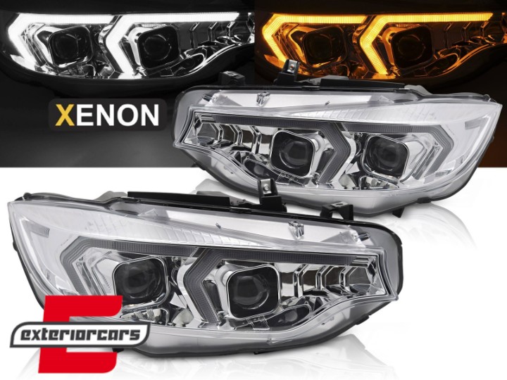 Prednja svjetla LED DRL XENON (chrome) / BMW serije 4 F32 F33 (2013-2017), LPBMR3