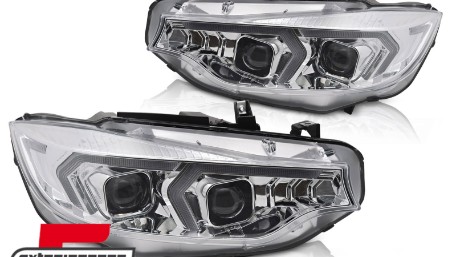 Prednja svjetla LED DRL XENON (chrome) / BMW serije 4 F32 F33 (2013-2017), LPBMR3
