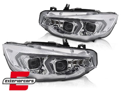 Prednja svjetla LED DRL XENON (chrome) / BMW serije 4 F32 F33 (2013-2017), LPBMR3