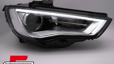 Prednja svjetla LED DRL Xenon (crna) / Audi A3 8V (2013-2016), LPAUG6