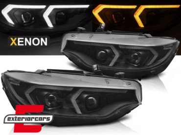 Prednja svjetla LED DRL XENON (crna) / BMW serije 4 F32 F33 (2013-2017), LPBMR4