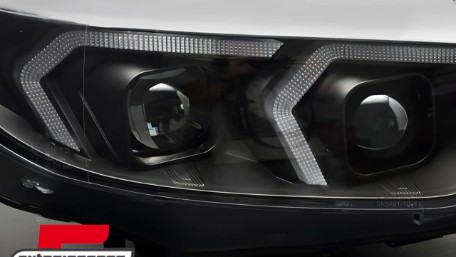 Prednja svjetla LED DRL XENON (crna) / BMW serije 4 F32 F33 (2013-2017), LPBMR4