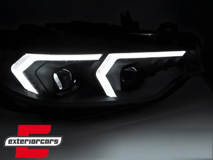Prednja svjetla LED DRL XENON (crna) / BMW serije 4 F32 F33 (2013-2017), LPBMR4