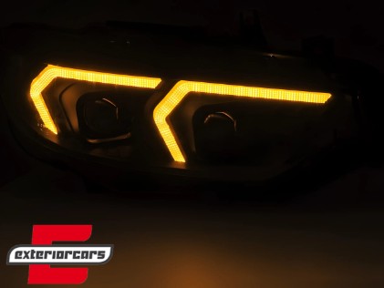 Prednja svjetla LED DRL XENON (crna) / BMW serije 4 F32 F33 (2013-2017), LPBMR4