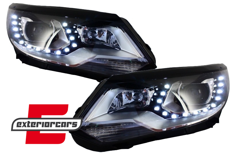 Prednja svjetla LED DRL Xenon dizajn / VW Tiguan Mk1 Facelift (2012-2015), LPVX23