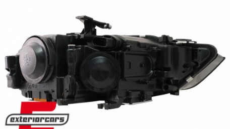 Prednja svjetla LED DRL Xenon look (crna) / Audi A4 B8.5 Facelift (2012-2015), LPAUE6