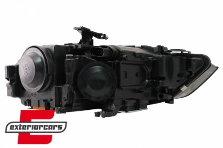 Prednja svjetla LED DRL Xenon look (crna) / Audi A4 B8.5 Facelift (2012-2015), LPAUE6