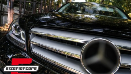 Prednja svjetla LED DRL Xenon look (crna) / Mercedes C-klasa W204 S204 C204 Facelift (2011-2014), LPME87
