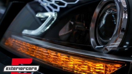 Prednja svjetla LED DRL Xenon look (crna) / Mercedes C-klasa W204 S204 C204 Facelift (2011-2014), LPME87