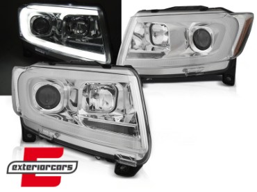 Prednja svjetla LED SEQ žmigavci (chrome) / JEEP Grand Cherokee WK2 (2011-2013), LPCH31
