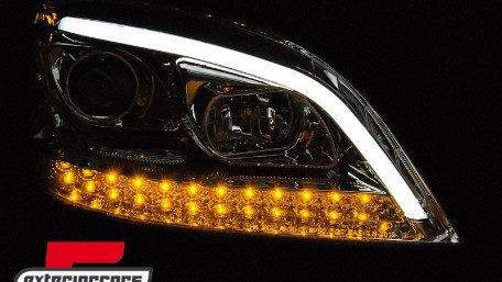 Prednja svjetla LED SEQ žmigavci (chrome) / Mercedes ML-klasa W164 (2005-2007), LPMEC9