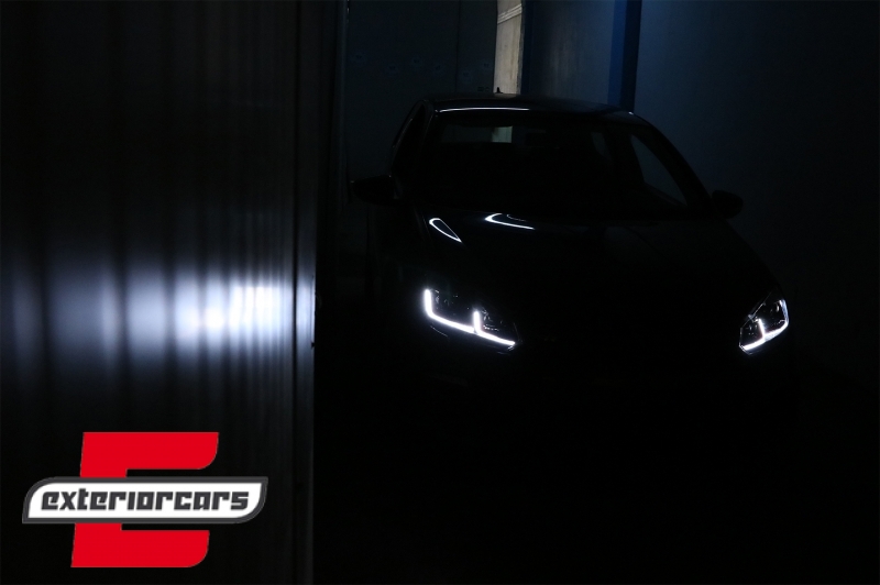 Prednja svjetla LED SEQ žmigavci G7.5 GTI look / VW Golf 6 VI (2008-2013), LPVWZ7