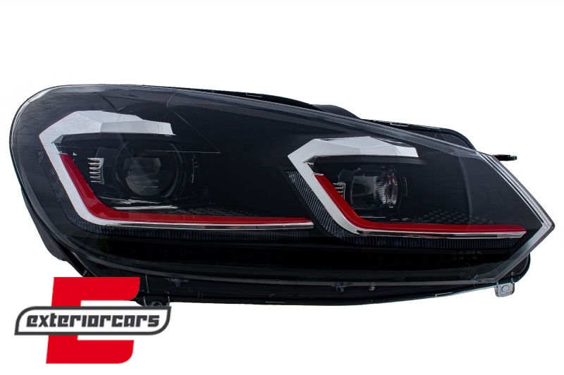 Prednja svjetla LED SEQ žmigavci G7.5 GTI look / VW Golf 6 VI (2008-2013), LPVWZ7