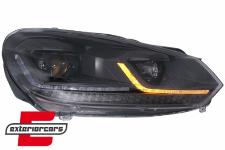Prednja svjetla LED SEQ žmigavci G7.5 look / VW Golf 6 VI (2008-2013), LPVWZ8