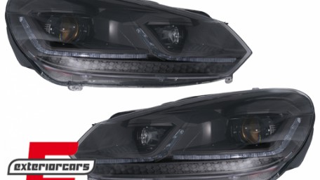 Prednja svjetla LED SEQ žmigavci G7.5 look / VW Golf 6 VI (2008-2013), LPVWZ8