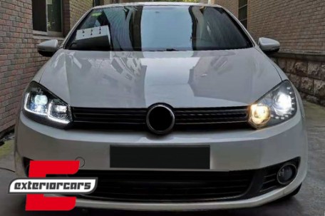 Prednja svjetla LED SEQ žmigavci G7.5 look / VW Golf 6 VI (2008-2013), LPVWZ8