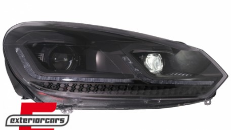 Prednja svjetla LED SEQ žmigavci G7.5 look / VW Golf 6 VI (2008-2013), LPVWZ8