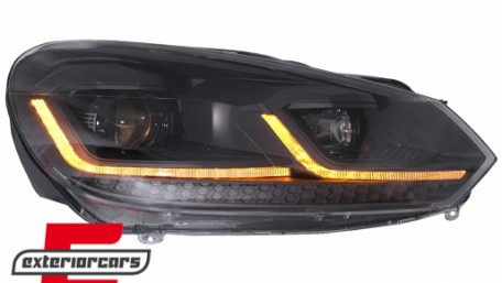 Prednja svjetla LED SEQ žmigavci G7.5 look / VW Golf 6 VI (2008-2013), LPVWZ8