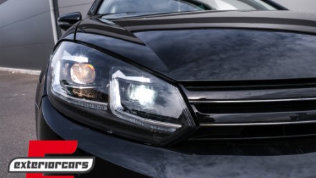 Prednja svjetla LED SEQ žmigavci G7.5 R line look / VW Golf 6 VI (2008-2013), LPVWZ6
