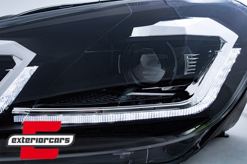 Prednja svjetla LED SEQ žmigavci G7.5 R line look / VW Golf 6 VI (2008-2013), LPVWZ6