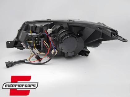 Prednja svjetla LED SEQ žmigavci TubeLight dizajn (chrome) / Subaru Forester IV (2013-2018), LPSU19