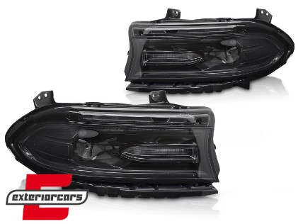 Prednja svjetla LED TruDRL (crna) / Dodge Charger (2014-2023), LPDO33