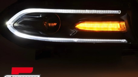 Prednja svjetla LED TruDRL (crna) / Dodge Charger (2014-2023), LPDO33