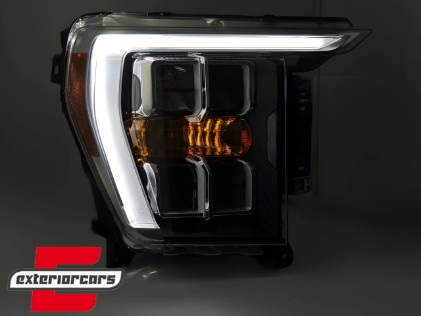 Prednja svjetla LED TruDRL dizajn (crna) / FORD F150 Mk14 (2020-2023), LPFOA4