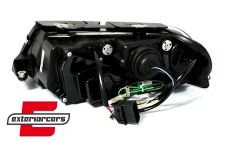 Prednja svjetla LED True DRL (chrome) / Volkswagen Passat B5 3BG (09.2000-03.2005), LPVWD8