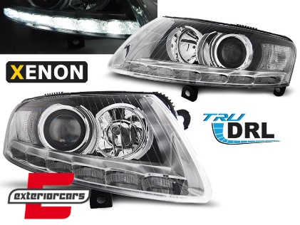 Prednja svjetla LED TrueDRL Xenon (chrome) / Audi A6 4F C6 (04.2004-2008), LPAUA8