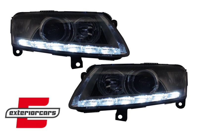 Prednja svjetla LED TrueDRL Xenon (chrome) / Audi A6 4F C6 (04.2004-2008), LPAUA8