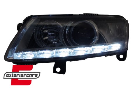 Prednja svjetla LED TrueDRL Xenon (chrome) / Audi A6 4F C6 (04.2004-2008), LPAUA8