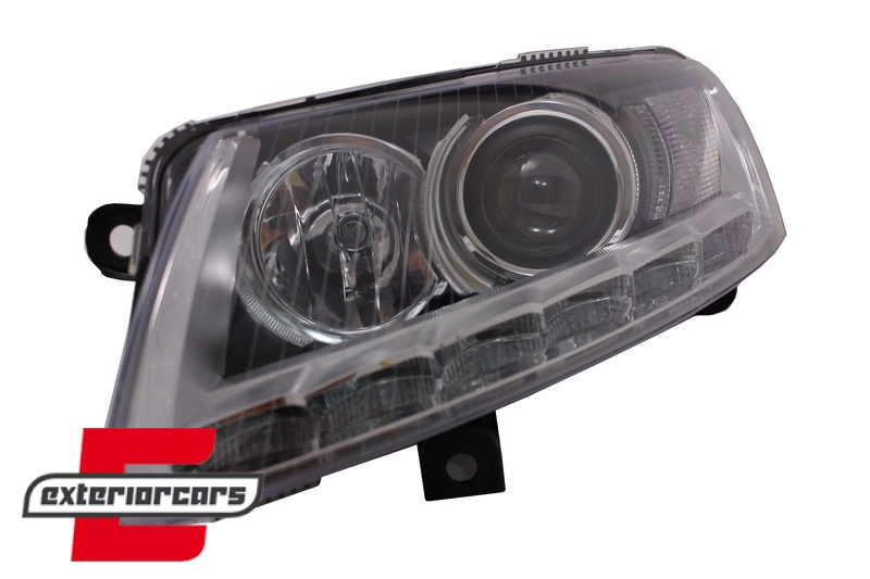 Prednja svjetla LED TrueDRL Xenon (chrome) / Audi A6 4F C6 (04.2004-2008), LPAUA9