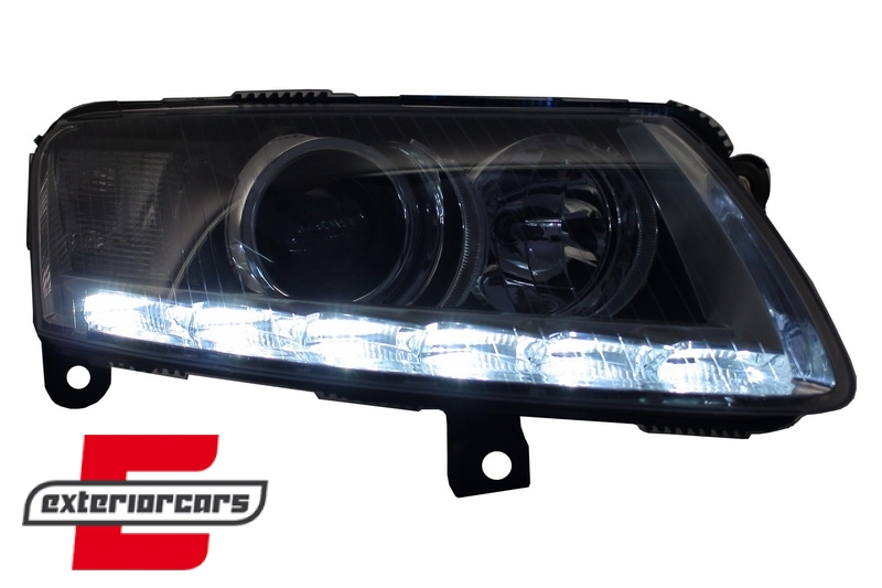 Prednja svjetla LED TrueDRL Xenon (chrome) / Audi A6 4F C6 (04.2004-2008), LPAUA9
