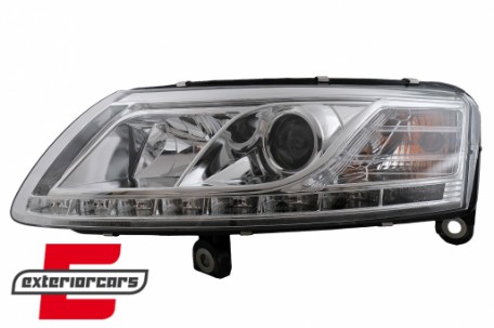 Prednja svjetla LED TrueDRL Xenon (chrome) / Audi A6 C6 4F (04.2004-2008), LPAU75