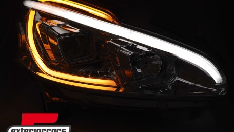 Prednja svjetla LED TubeLight (chrome) / Peugeot 208 (2012-06.2015), LPPE30