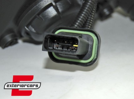 Prednja svjetla LED TubeLight (chrome) / Peugeot 208 (2012-06.2015), LPPE30