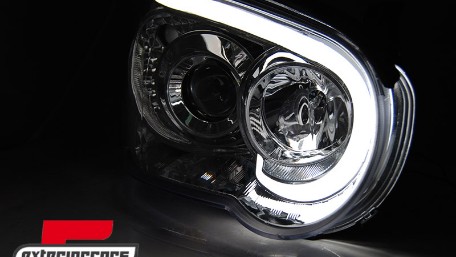 Prednja svjetla LED TubeLight (chrome) / Subaru Impreza II GD (2003-2005), LPSU13
