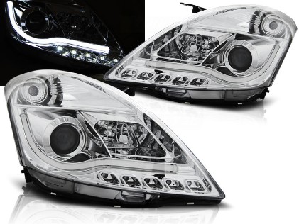 Prednja svjetla LED TubeLight (chrome) / Suzuki Swift V (2010-2016), LPSI03