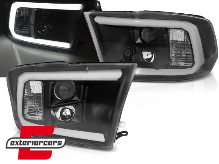 Prednja svjetla LED TubeLight (crna) / Dodge RAM (2009-2018), LPDO22